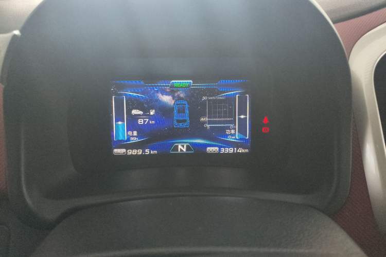 Used CHANGAN Benni EV 2018 EV260 Fashion Edition Odometer Close Up