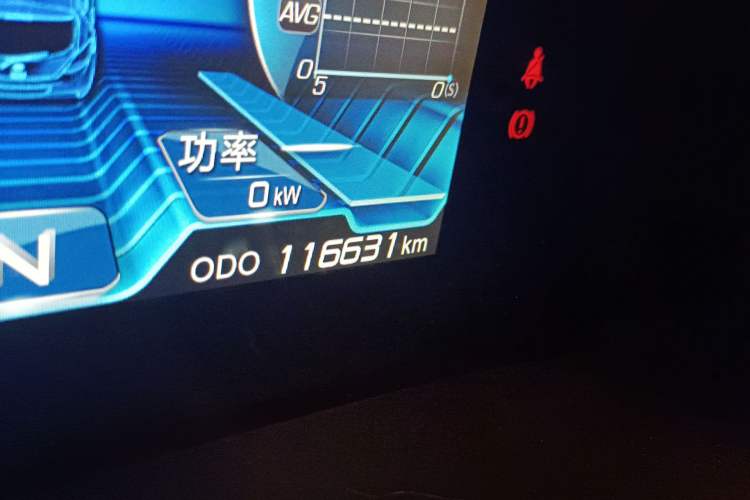 Used CHANGAN Benni EV 2018 EV260 Fashion Edition Odometer Close Up