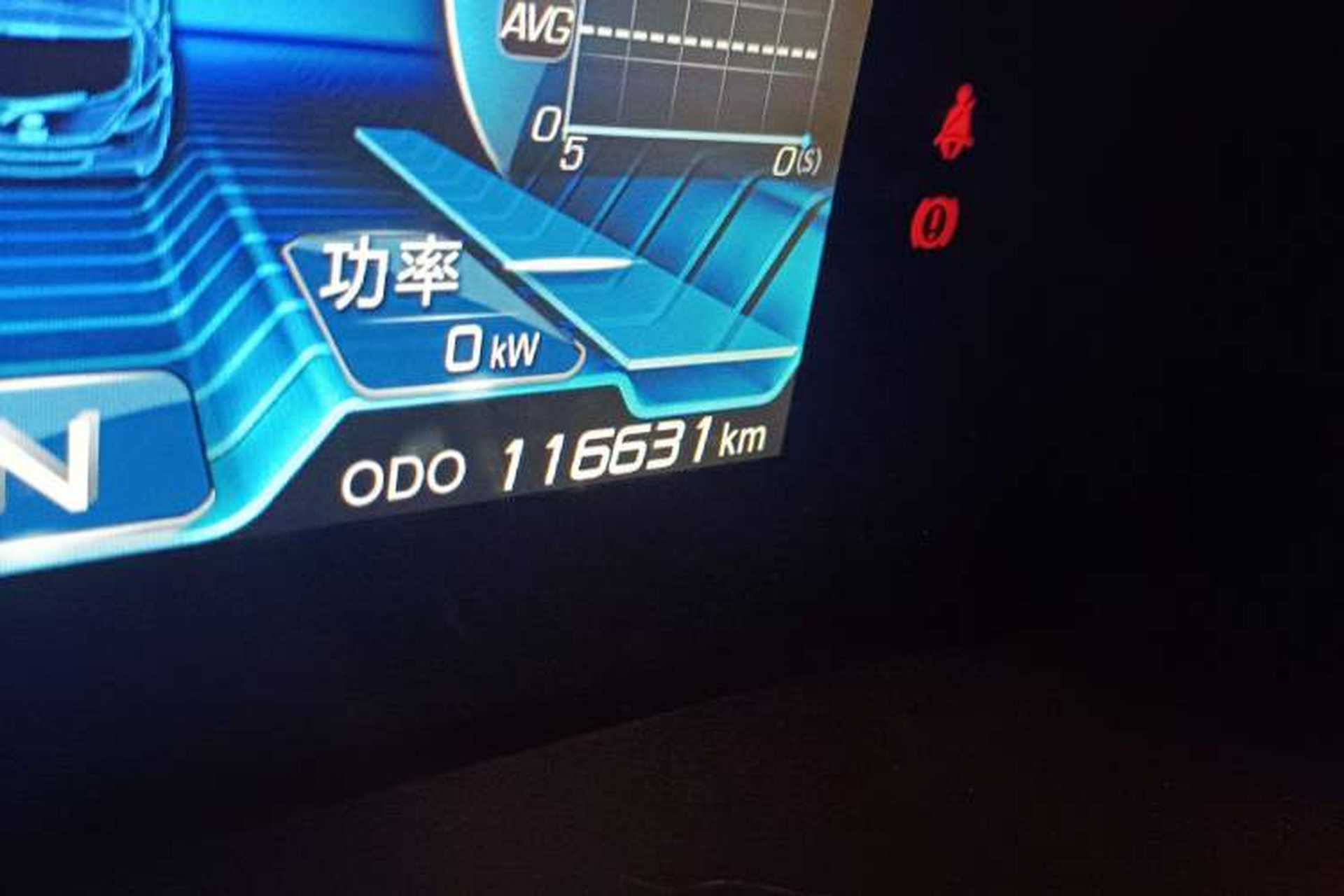 Used CHANGAN Benni EV 2018 EV260 Fashion Edition Odometer Close Up