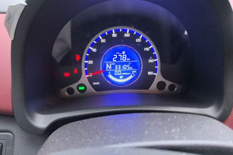 Used CHANGAN Benni EV 2019 EV360 Standard Model Odometer Close Up