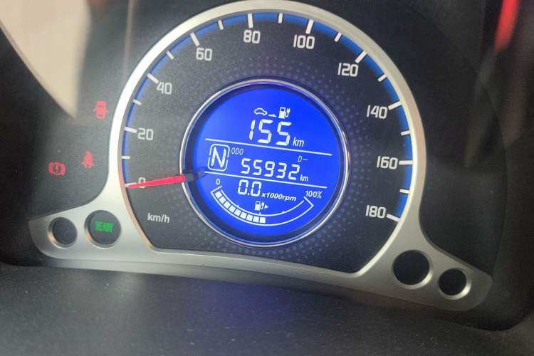 Used CHANGAN Benni EV 2019 EV360 Standard Model Odometer Close Up
