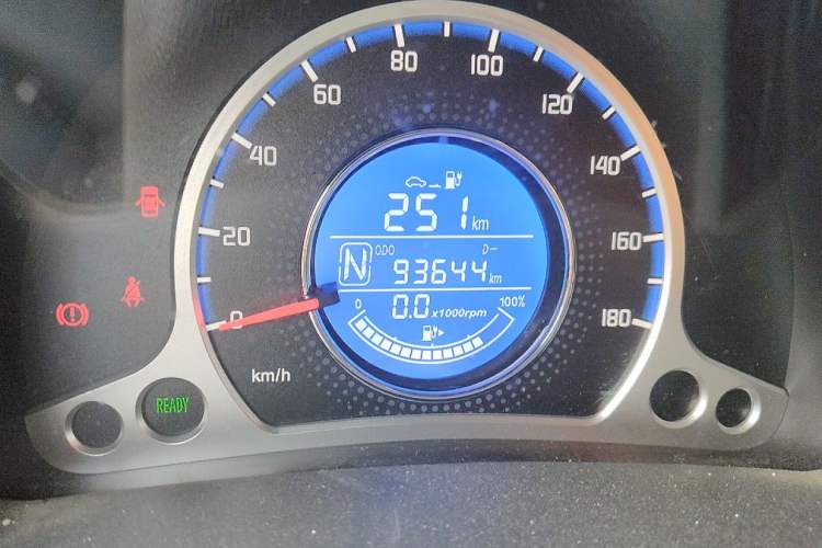 Used CHANGAN Benni EV 2019 EV360 Standard Model Odometer Close Up