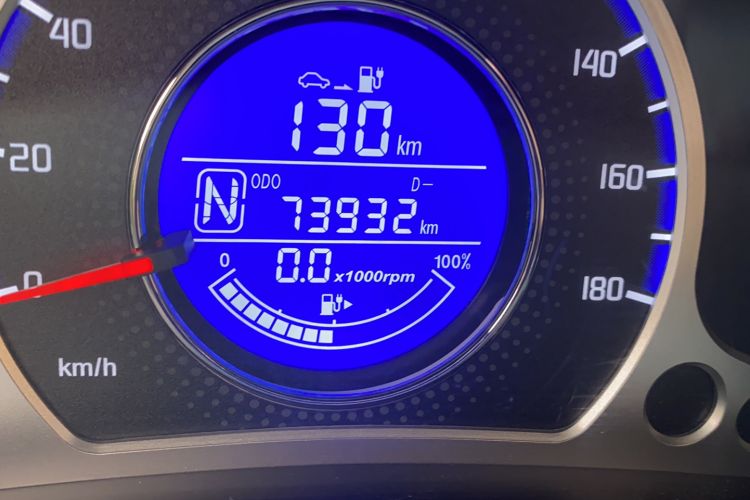 Used CHANGAN Benni EV 2019 EV360 Standard Model Odometer Close Up