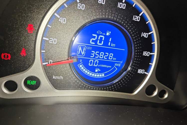 Used CHANGAN Benni EV 2019 EV360 Standard Model Odometer Close Up