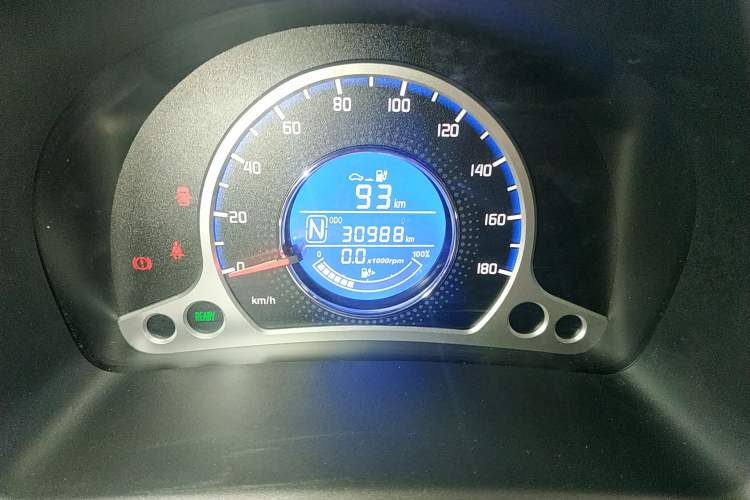 Used CHANGAN Benni EV 2019 EV360 Standard Model Odometer Close Up