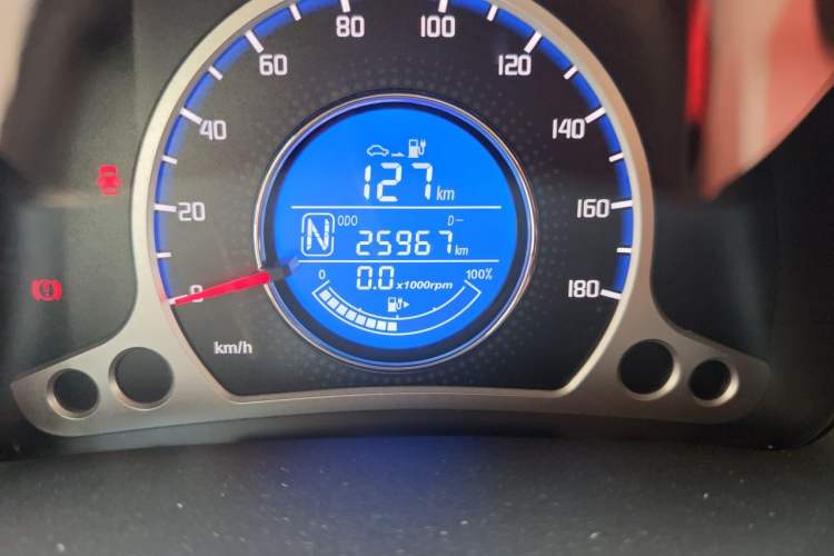 Used CHANGAN Benni EV 2019 EC260 Standard Model Odometer Close Up