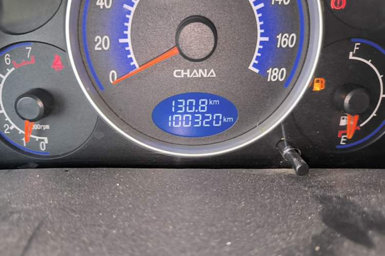 Used CHANGAN Benni mini 2010 1.0L Manual Standard Edition Odometer Close Up