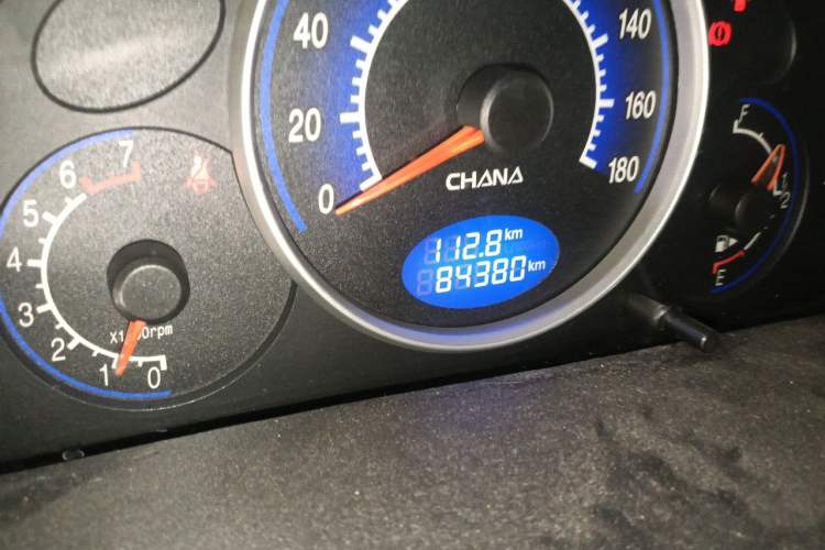Used CHANGAN Benni mini 2011 1.0L IMT Comfort Edition Odometer Close Up