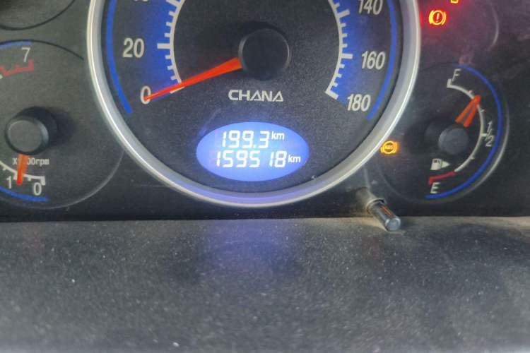 Used CHANGAN Benni mini 2012 1.0L Manual Family Edition China IV Standard Odometer Close Up