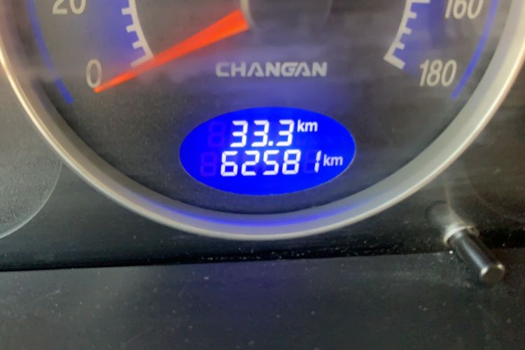 Used CHANGAN Benni mini 2012 1.0L Manual Fashion Edition China V Standard Odometer Close Up