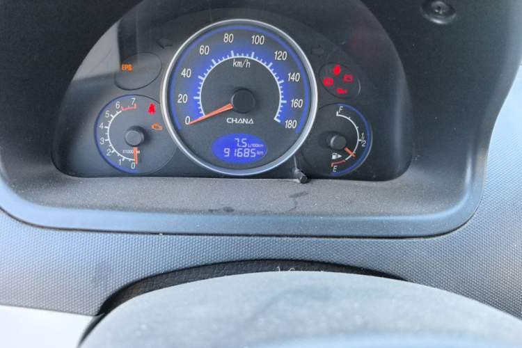 Used CHANGAN Benni mini 2012 1.0L Manual Fashion Edition China V Standard Odometer Close Up