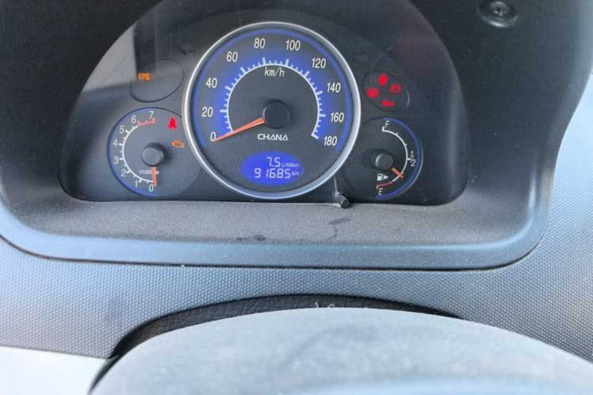 Used CHANGAN Benni mini 2012 1.0L Manual Fashion Edition China V Standard Odometer Close Up