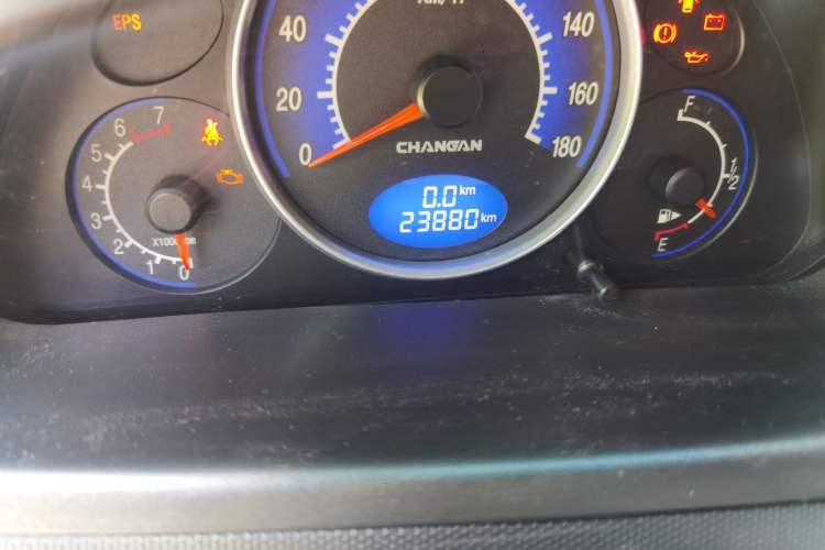 Used CHANGAN Benni mini 2012 1.0L Manual Fashion Edition China IV Standard Odometer Close Up