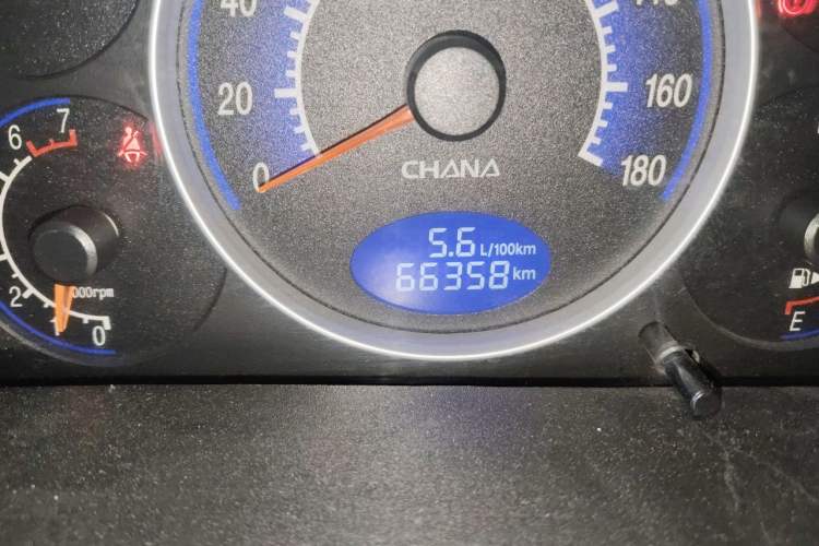 Used CHANGAN Benni mini 2012 1.0L Manual Family Edition China IV Standard Odometer Close Up