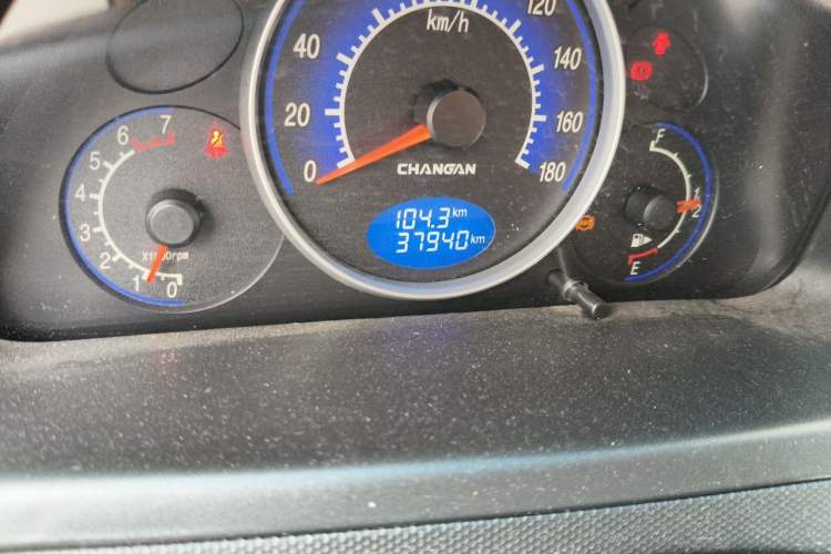 Used CHANGAN Benni mini 2012 1.0L Manual Fashion Edition China IV Standard Odometer Close Up
