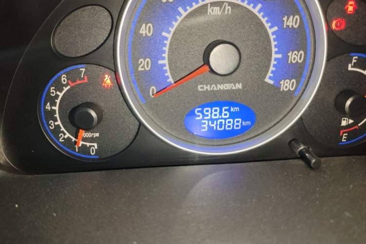 Used CHANGAN Benni mini 2012 1.0L Manual Fashion Edition China IV Standard Odometer Close Up