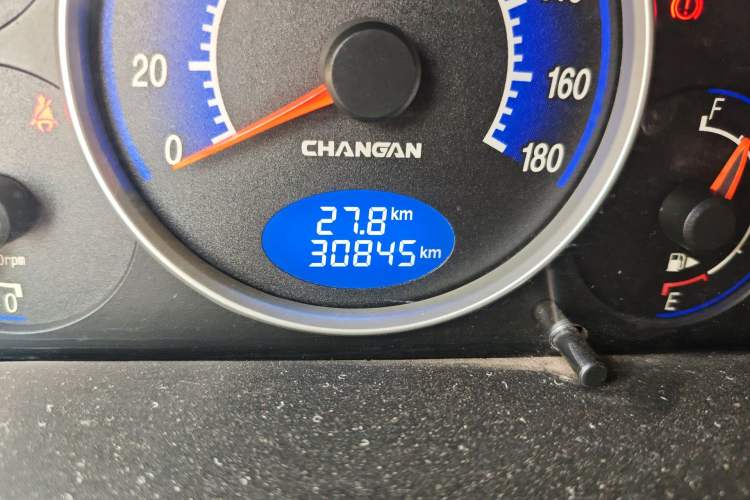 Used CHANGAN Benni mini 2012 1.0L Manual Family Edition China V Standard Odometer Close Up