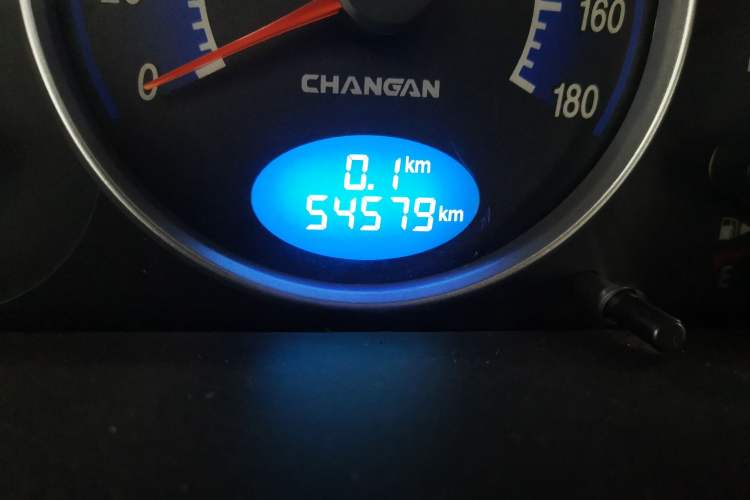 Used CHANGAN Benni mini 2012 1.0L Manual Fashion Edition China V Standard Odometer Close Up