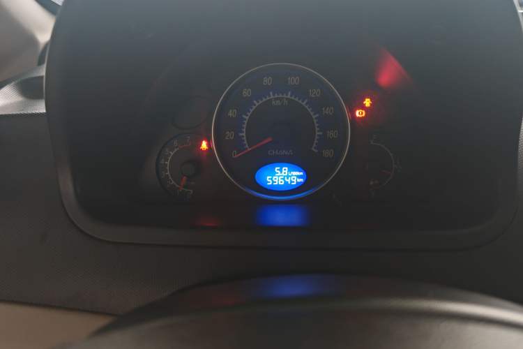 Used CHANGAN Benni mini 2012 1.0L Manual Fashion Edition China IV Standard Odometer Close Up