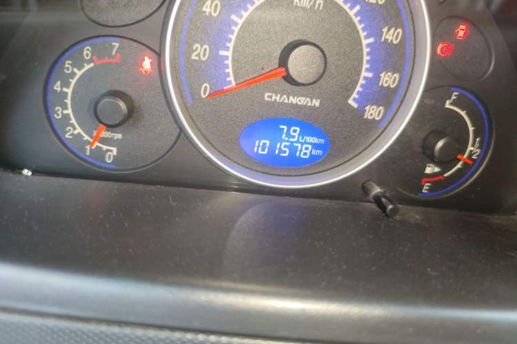 Used CHANGAN Benni mini 2012 1.0L Manual Family Edition China IV Standard Odometer Close Up