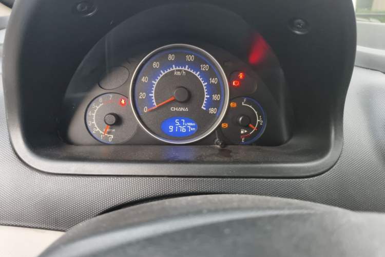 Used CHANGAN Benni mini 2012 1.0L Manual Fashion Edition China IV Standard Odometer Close Up