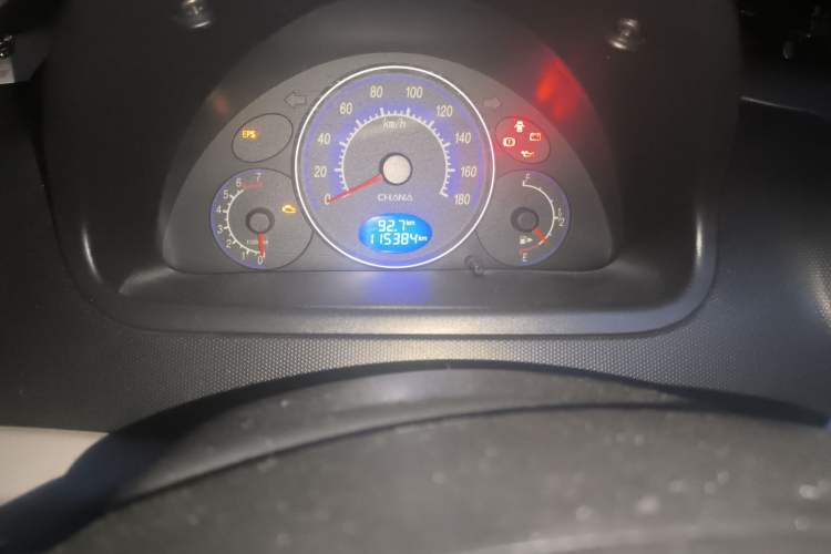 Used CHANGAN Benni mini 2012 1.0L Manual Fashion Edition China IV Standard Odometer Close Up