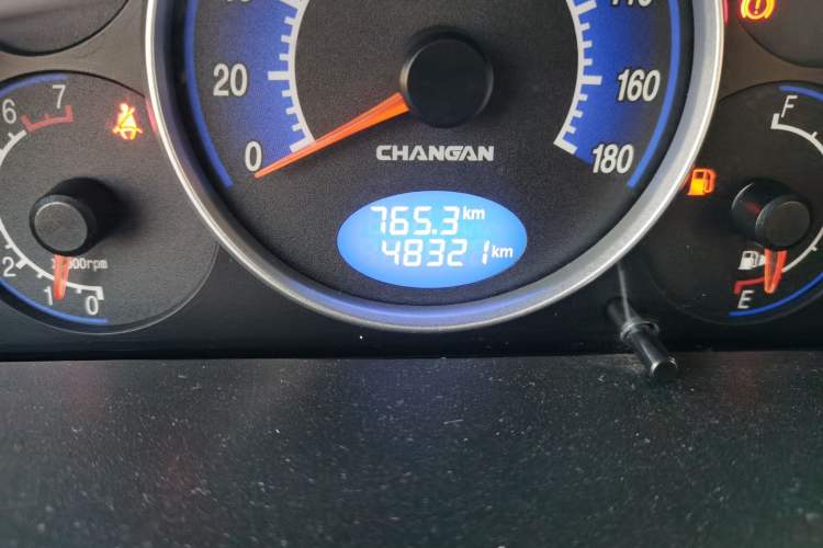 Used CHANGAN Benni mini 2012 1.0L Manual Fashion Edition China V Standard Odometer Close Up