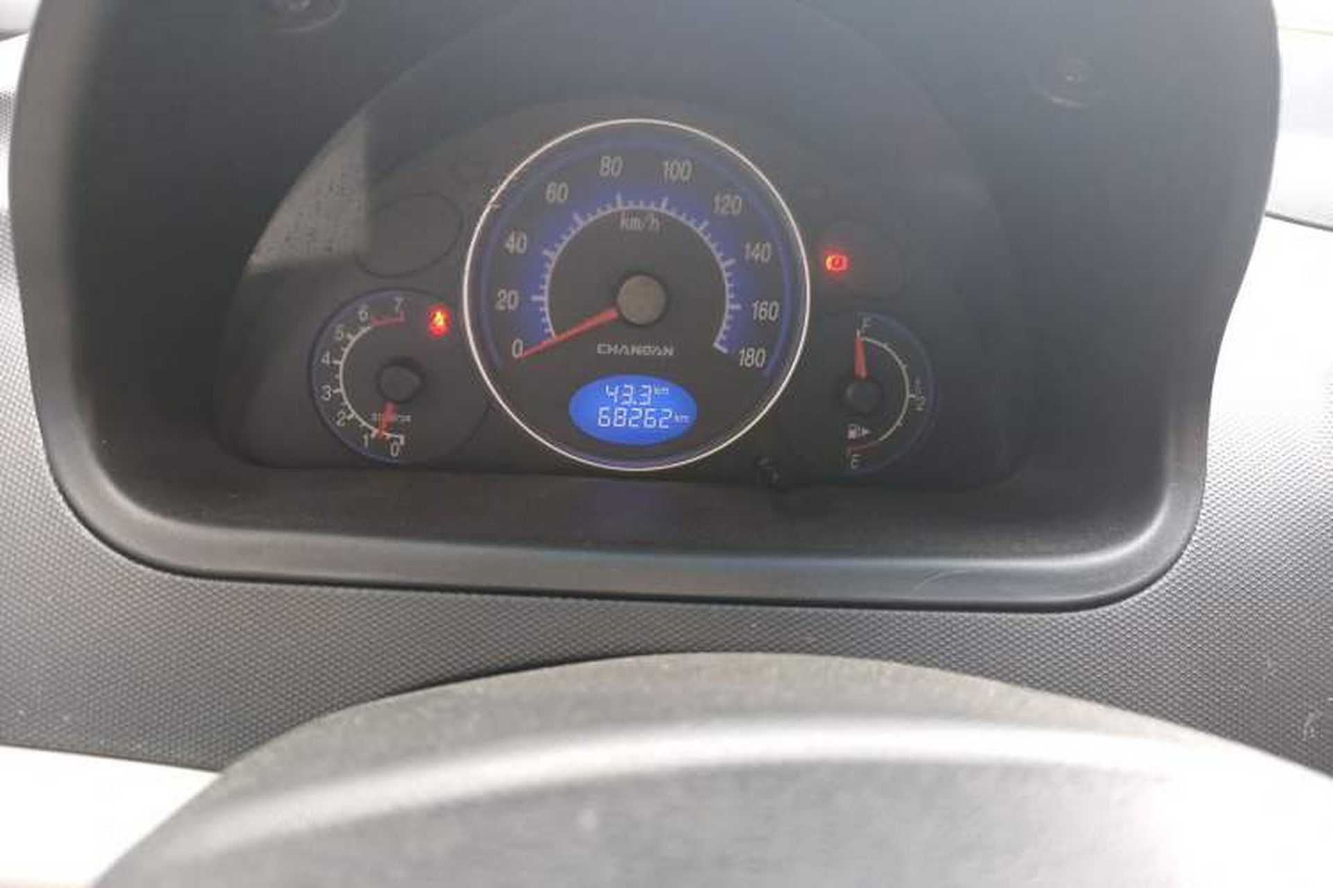 Used CHANGAN Benni mini 2012 1.0L Manual Fashion Edition China V Standard Odometer Close Up
