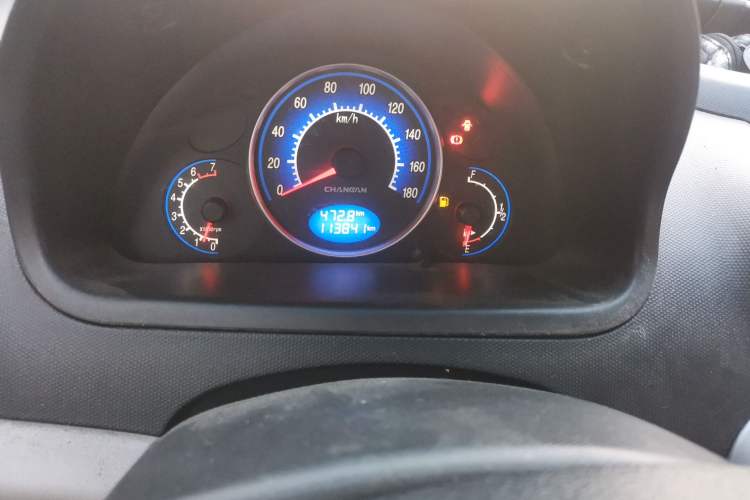 Used CHANGAN Benni mini 2012 1.0L Manual Fashion Edition China IV Standard Odometer Close Up