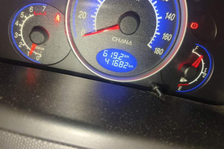 Used CHANGAN Benni mini 2012 1.0L Manual Fashion Edition China IV Standard Odometer Close Up