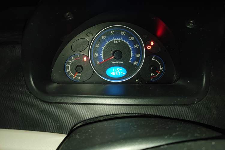 Used CHANGAN Benni mini 2012 1.0L Manual Fashion Edition China V Standard Odometer Close Up