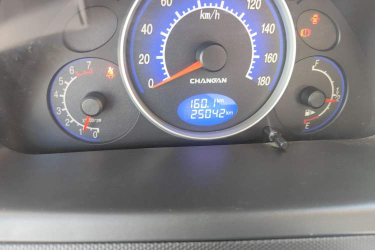 Used CHANGAN Benni mini 2012 1.0L Manual Fashion Edition China V Standard Odometer Close Up
