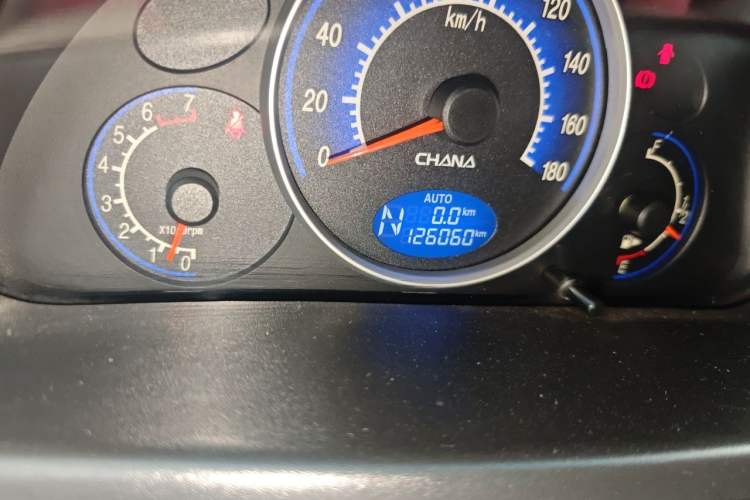 Used CHANGAN Benni mini 2012 1.0L IMT Fashion Edition China IV Standard Odometer Close Up