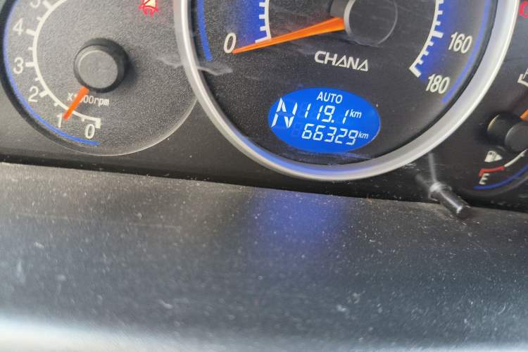 Used CHANGAN Benni mini 2012 1.0L IMT Fashion Edition China IV Standard Odometer Close Up