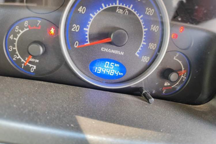 Used CHANGAN Benni mini 2012 1.0L Manual Fashion Edition China V Standard Odometer Close Up