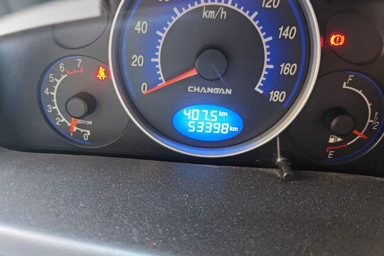 Used CHANGAN Benni mini 2012 1.0L Manual Fashion Edition China IV Standard Odometer Close Up