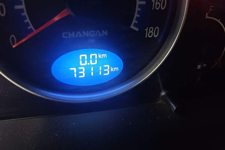 Used CHANGAN Benni mini 2012 1.0L Manual Family Edition China V Standard Odometer Close Up