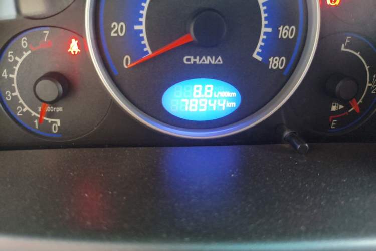 Used CHANGAN Benni mini 2012 1.0L Manual Fashion Edition China V Standard Odometer Close Up