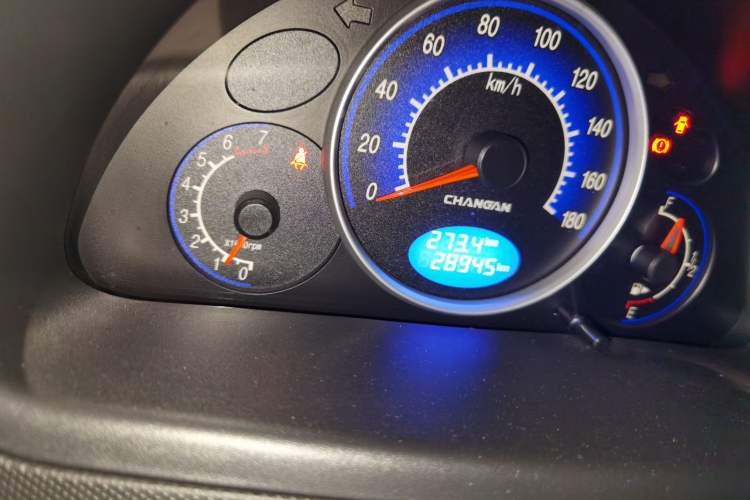 Used CHANGAN Benni mini 2012 1.0L Manual Fashion Edition China IV Standard Odometer Close Up