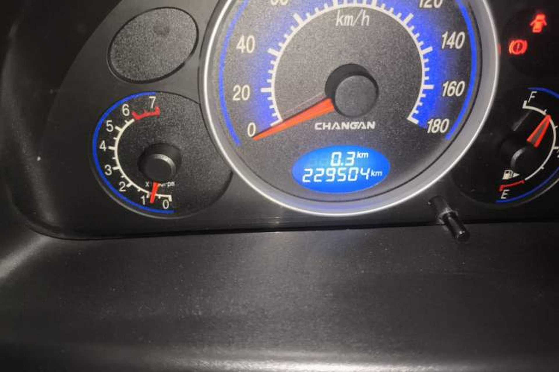 Used CHANGAN Benni mini 2012 1.0L Manual Family Edition China IV Standard Odometer Close Up