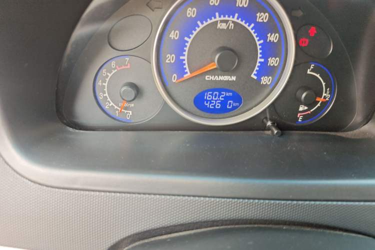 Used CHANGAN Benni mini 2012 1.0L Manual Family Edition China IV Standard Odometer Close Up