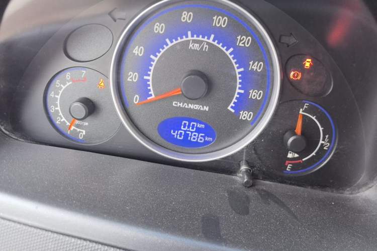 Used CHANGAN Benni mini 2012 1.0L Manual Fashion Edition China V Standard Odometer Close Up