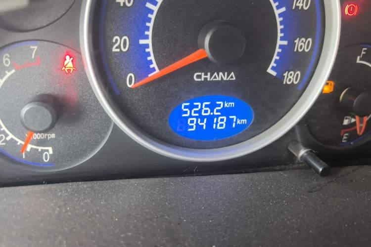 Used CHANGAN Benni mini 2012 1.0L Manual Fashion Edition China IV Standard Odometer Close Up