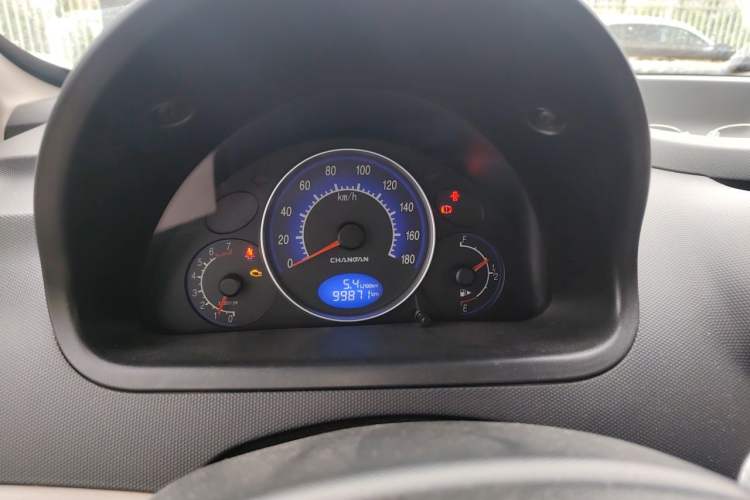 Used CHANGAN Benni mini 2012 1.0L Manual Family Edition China IV Standard Odometer Close Up