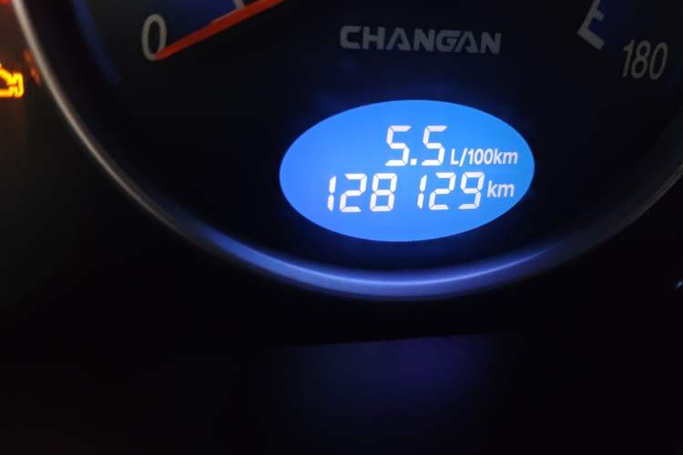 Used CHANGAN Benni mini 2012 1.0L Manual Family Edition China V Standard Odometer Close Up