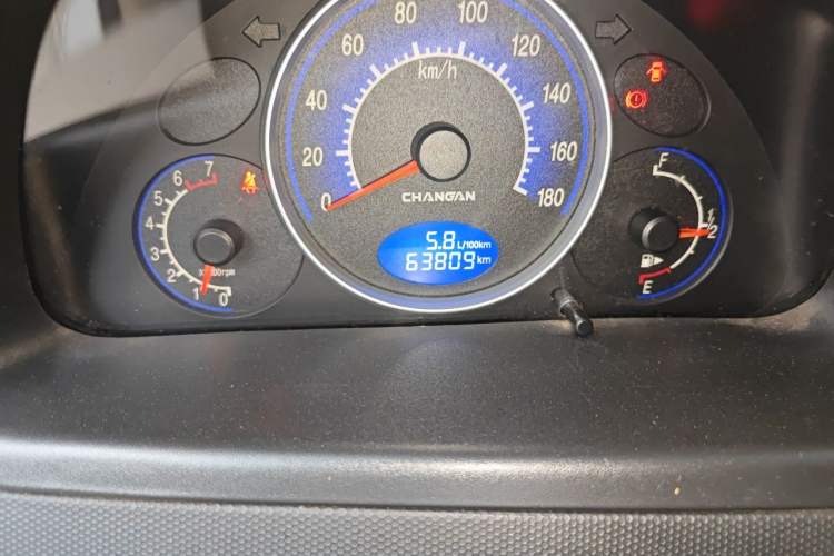 Used CHANGAN Benni mini 2012 1.0L Manual Fashion Edition China IV Standard Odometer Close Up