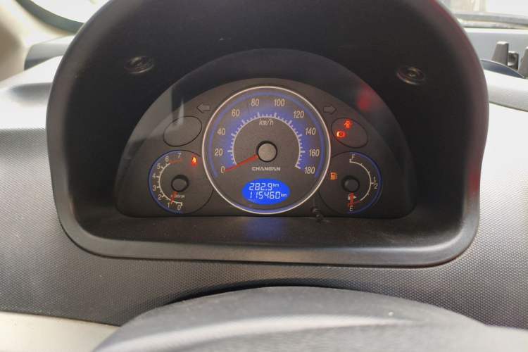 Used CHANGAN Benni mini 2012 1.0L Manual Fashion Edition China IV Standard Odometer Close Up
