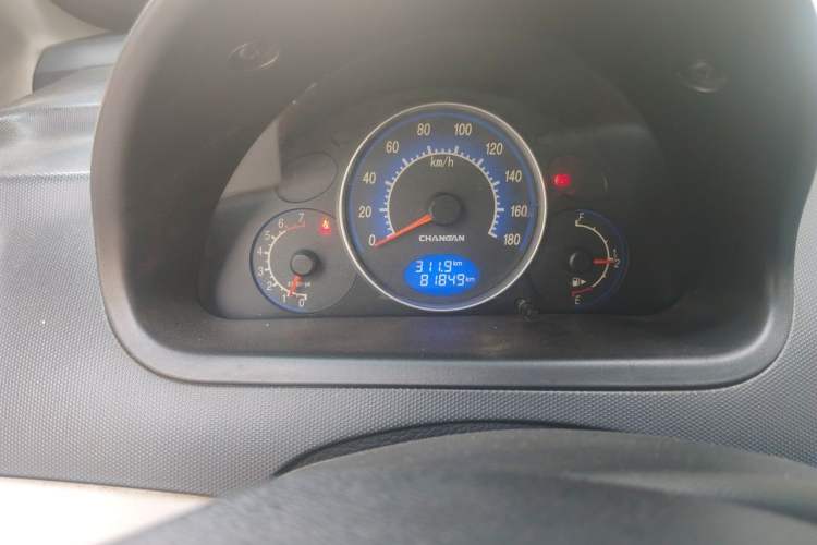 Used CHANGAN Benni mini 2012 1.0L Manual Fashion Edition China IV Standard Odometer Close Up