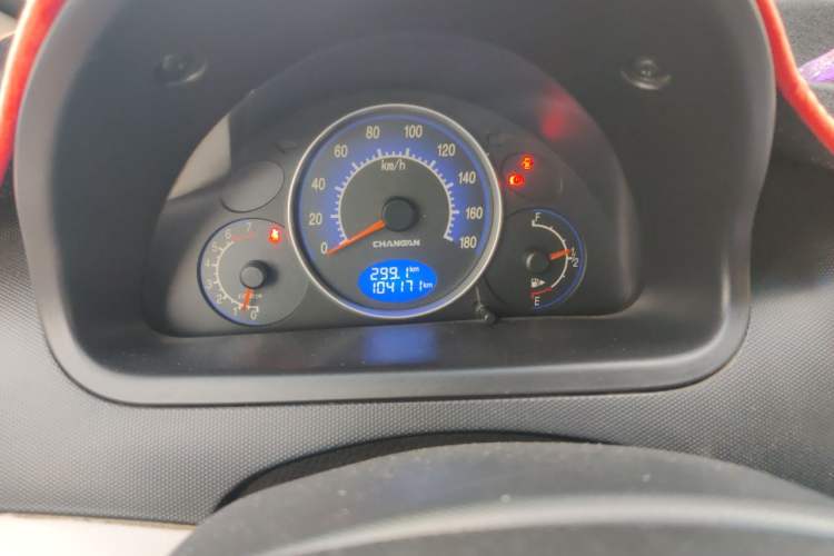 Used CHANGAN Benni mini 2012 1.0L Manual Fashion Edition China IV Standard Odometer Close Up