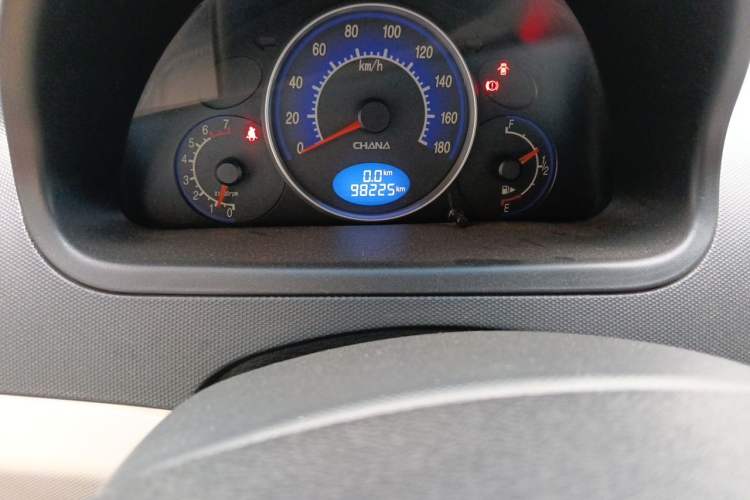Used CHANGAN Benni mini 2012 1.0L Manual Fashion Edition China IV Standard Odometer Close Up